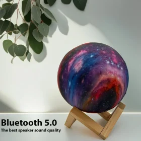 اسپیکر بلوتوثی ماه معلق RGB