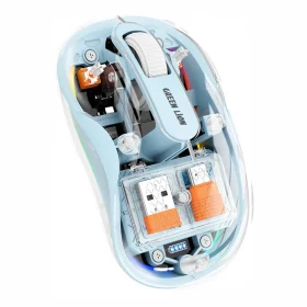 ماوس بی سیم شفاف گرین Green Wireless Turtle Mouse 2400DPI