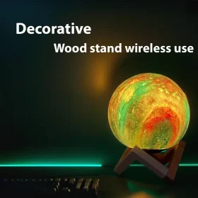 اسپیکر بلوتوثی ماه معلق RGB