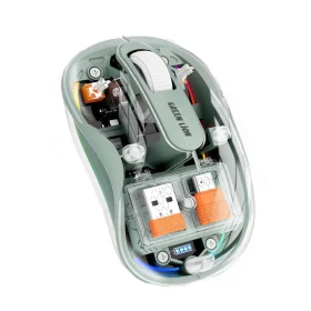 ماوس بی سیم شفاف گرین Green Wireless Turtle Mouse 2400DPI