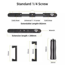 دستگیره دوگانه تصویری گوشی هوشمند Apexel VG02