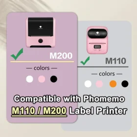 لیبل حرارتی دم موشی برند phomemo مخصوص جواهرات 25*30+45 mm