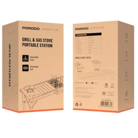 گریل و اجاق گاز قابل حمل Porodo Lifestyle
