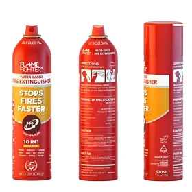 اسپری آتش نشانی قابل حمل 520 میلی لیتر برند FLAME FIGHTER مدل VCFS