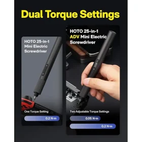 پیچ‌گوشتی شارژی هوتو مدل HOTO 25-in-1 ADV Mini Electric Screwdriver Set