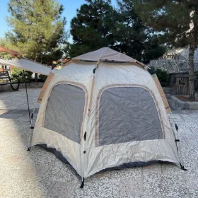 چادر اتوماتیک 4 نفره سایبان دار