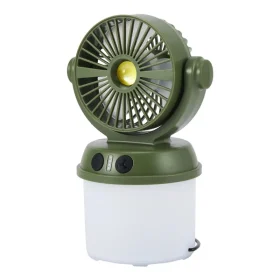 پنکه و چراغ کمپینگ چندکاره شارژی و خورشیدی مدل CH-F803