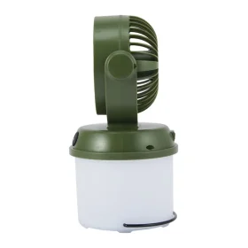 پنکه و چراغ کمپینگ چندکاره شارژی و خورشیدی مدل CH-F803