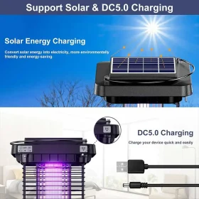 حشره کش خورشیدی و شارژی