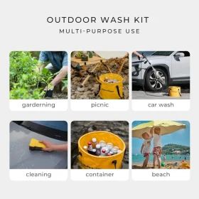 کیت شست‌وشوی فضای باز هوتو HOTO Outdoor Wash Kit QWOGJ002