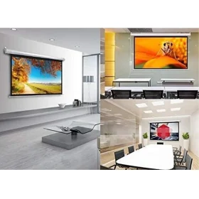 پرده نمایش پروژکتور موتوردار ۱۰۰ اینچی