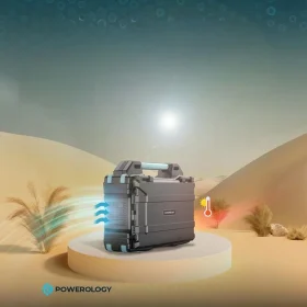 پاوربانک پاورولوجی مدل PPBCHA38 ظرفیت 76800 میلی آمپر ساعت