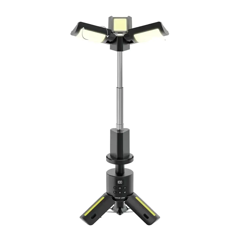 چراغ کمپینگ گرین لاین مدل TRIO BEAM RGB سه پایه ای
