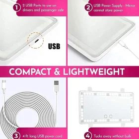 آینه آرایشی خودرو برند 5-Star