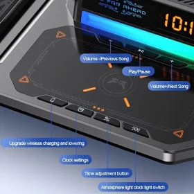 پایه شارژ بی‌سیم مغناطیسی 6 کاره T50