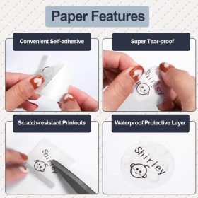 رول کاغذ 50x50 میلی متر شفاف برای پرینتر M110/M120/M200/M220/M221