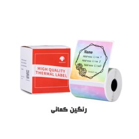 لیبل حرارتی رنگارنگ 50x50 میلی متر برای پرینتر M110/M120/M200/M220/M221
