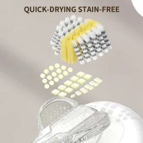 مسواک سه بعدی سه لبه برند dr baek