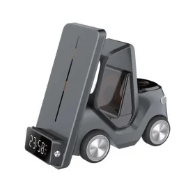 پایه شارژر 5 کاره طرح لیفتراک برند Green Lion