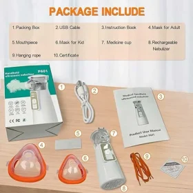 نبولایزر دستی و پرتابل اولتراسونیک مدل P601