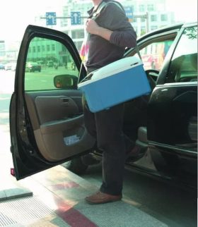 یخچال سرد و گرم خودرو مسافرتی evercool 16 L