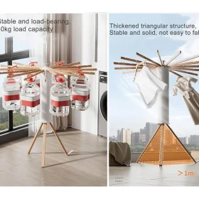 قفسه خشک کن لباس قابل حمل Airer