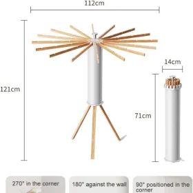 قفسه خشک کن لباس قابل حمل Airer