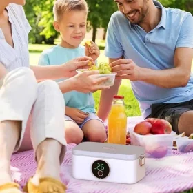 ظرف غذای برقی قابل‌حمل با باتری داخلی