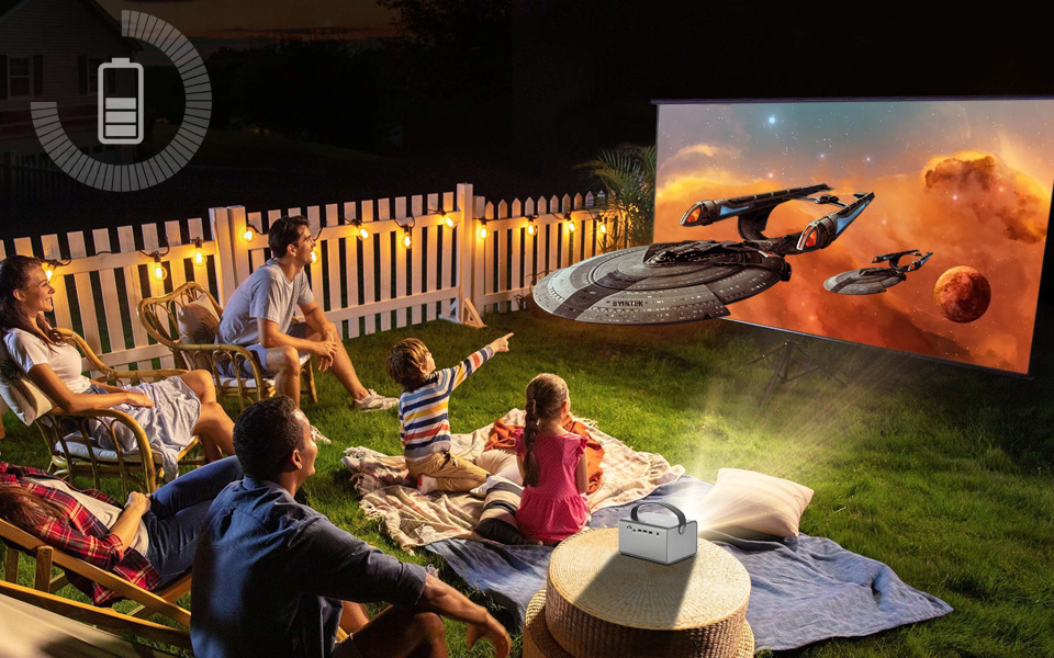 تجربه سینما در فضای آزاد با پروژکتور هوشمند سه بعدی UFO R17 Pro