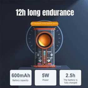 اسپیکر بلوتوثی شفاف مدل k07 دو عددی اصلی