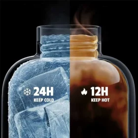 بطری آب با درب هولدر و مغناطیسی