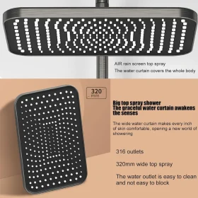 سیستم دوش با صفحه نمایش دیجیتال LED