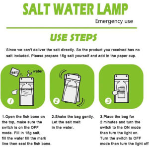 : لامپ LED اضطراری آب و نمک WATTer LAMP