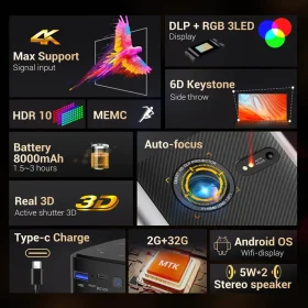 پروژكتور هوشمند BYINTEK p70