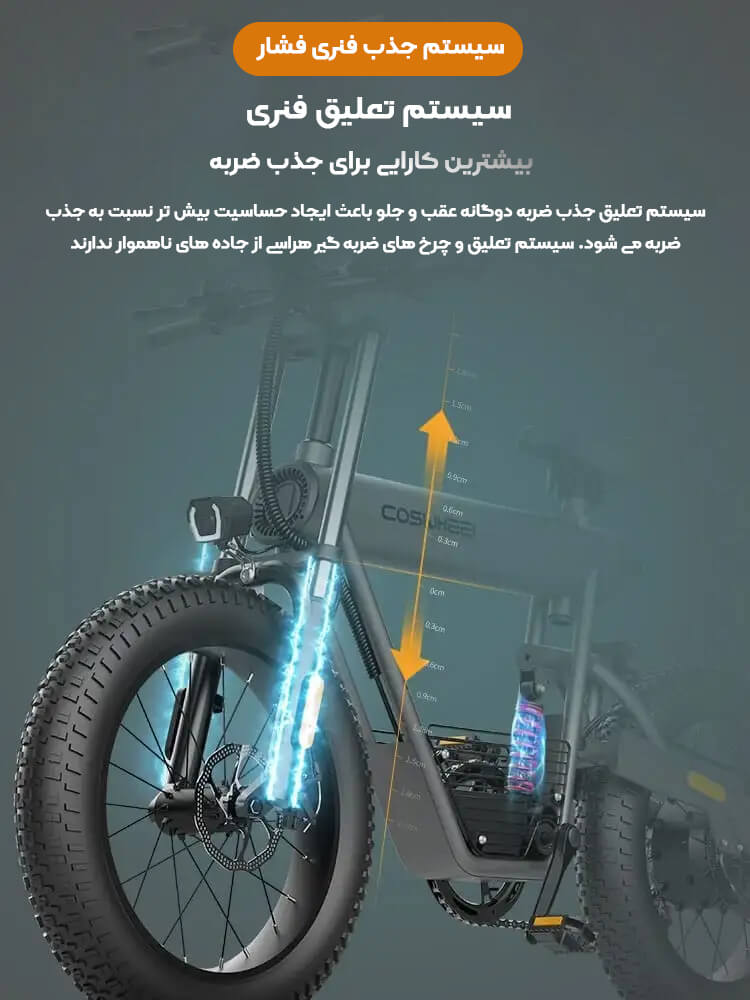دوچرخه برقی آفرود کاسویل coswheel T20