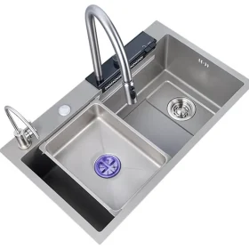 سینک پیانویی هوشمند دو کلید