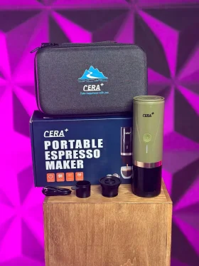 اسپرسوساز برقی شارژی قابل حمل مدل pcm03 برند CERA+ goo