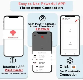 کاغذ پرینتر لیبل زن حرارتی Phomemo (50x50 میلی‌متر مربع)