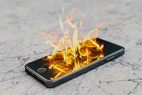 داغ شدن گوشی