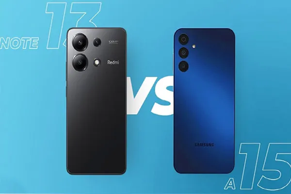 مقایسه Xiaomi Redmi Note 13 با Samsung Galaxy A15
