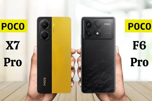 مقایسه پوکو F6 پرو با پوکو X7 پرو