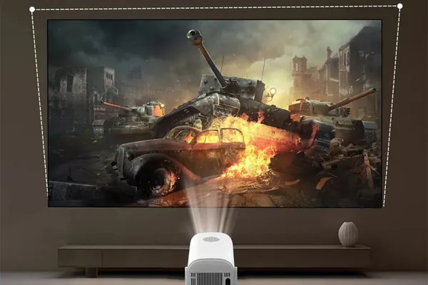 پروژکتور با صفحه‌نمایش لمسی