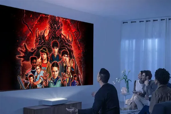 دیدن سریال stranger things توی پروژکتور