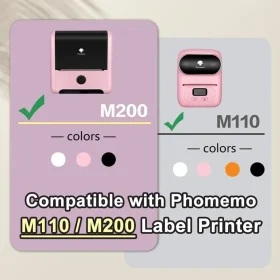 لیبل حرارتی برند phomemo عرض ۵۰ طول ۸۰ میلیمتر